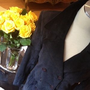 🍃The Majesty Peacoat ... Butter Soft Suede Navy